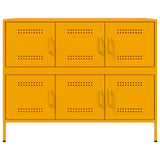 Sideboard Mustard 100.5X39X79 Cm Steel