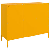 Sideboard Mustard 100.5X39X79 Cm Steel