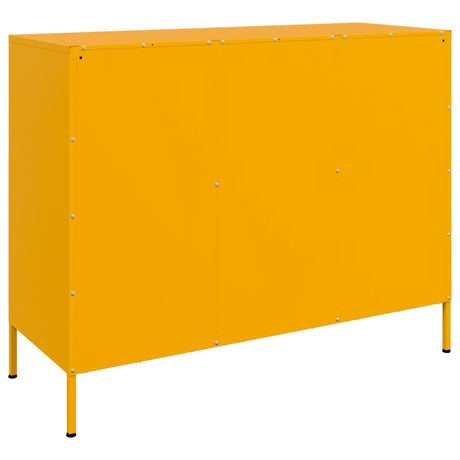 Sideboard Mustard 100.5X39X79 Cm Steel