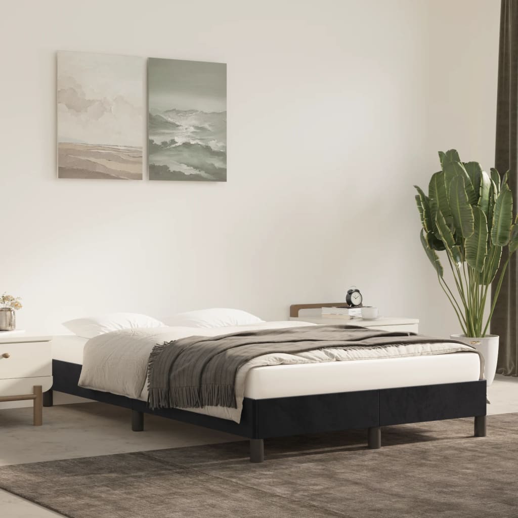 Bed Frame Without Mattress Small Double Velvet