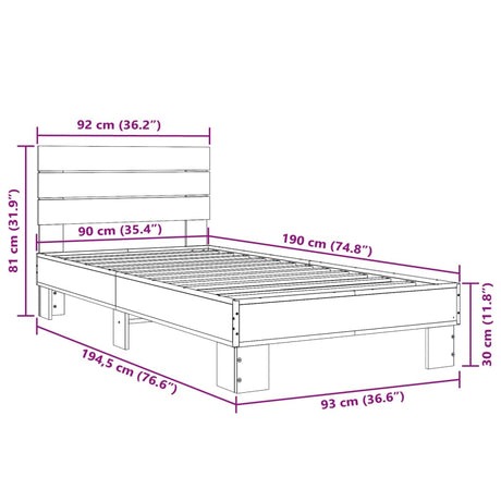 Bed Frame Without Mattress Single