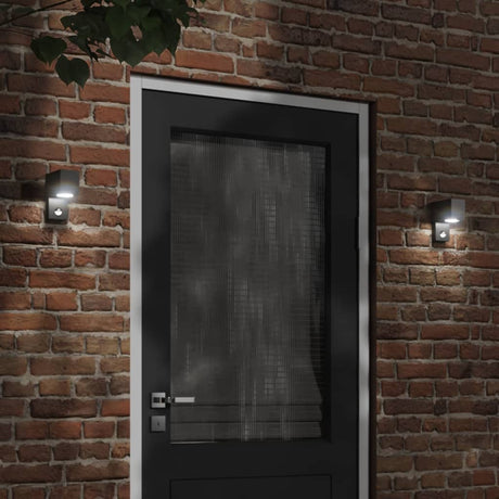 Outdoor Wall Light Black Die-Cast Aluminium