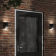 Outdoor Wall Light Black Die-Cast Aluminium