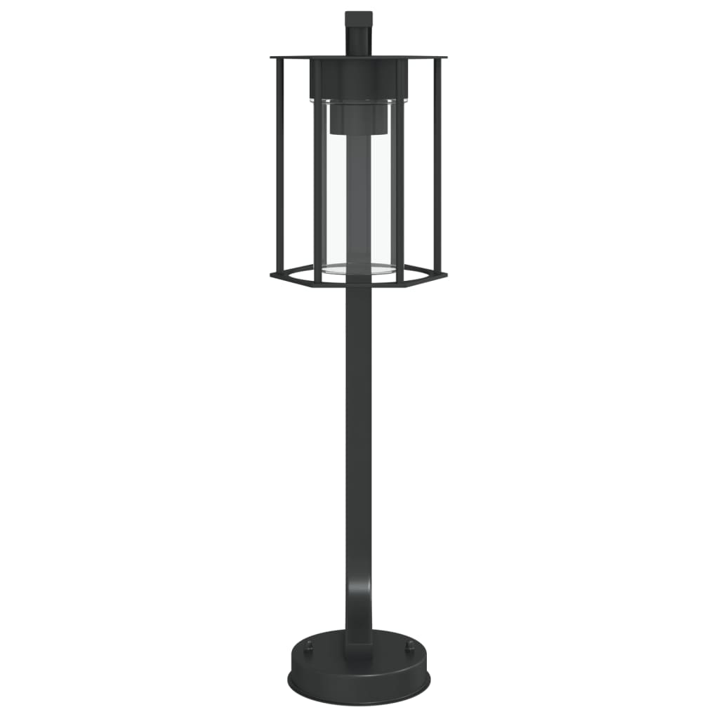 Outdoor Floor Lamp Black Stainless Steel