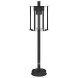 Outdoor Floor Lamp Black Stainless Steel