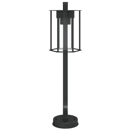 Outdoor Floor Lamp Black Stainless Steel