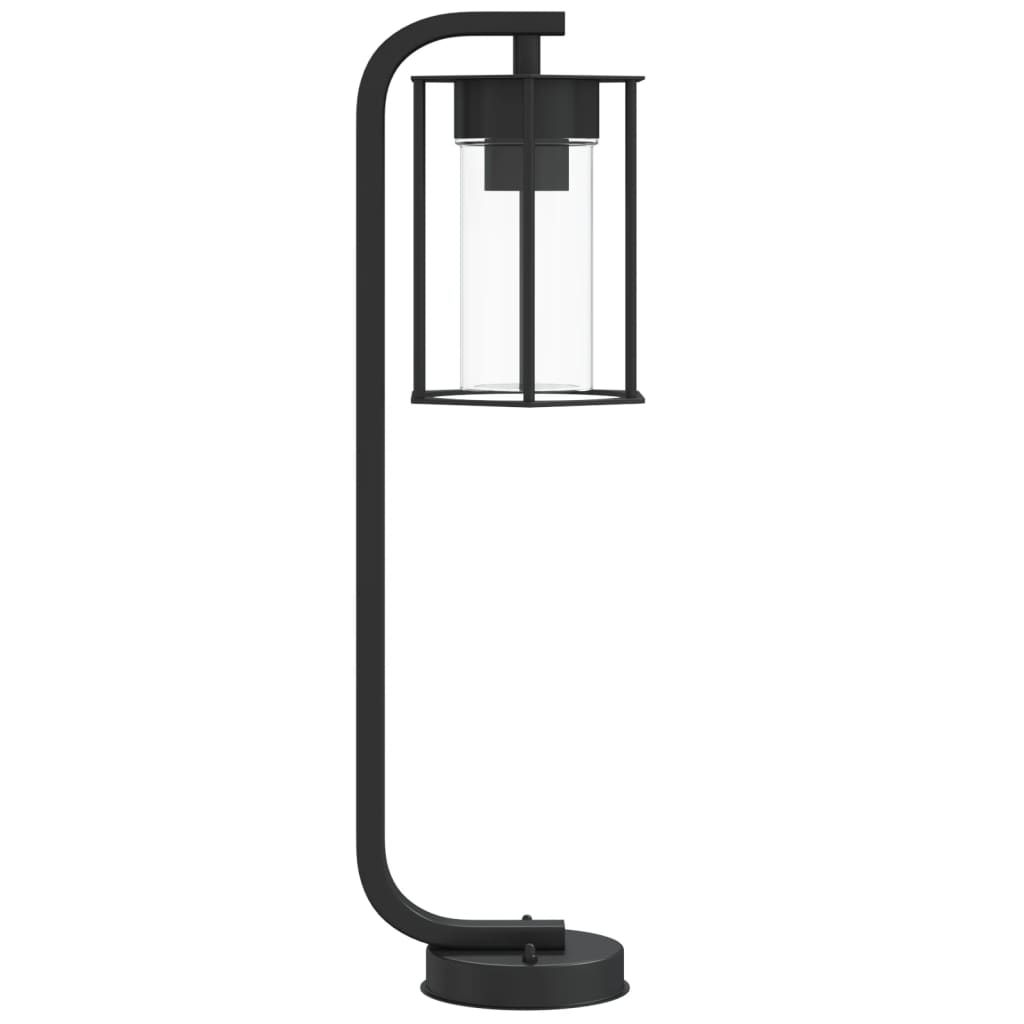 Outdoor Floor Lamp Black Stainless Steel