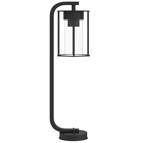 Outdoor Floor Lamp Black Stainless Steel