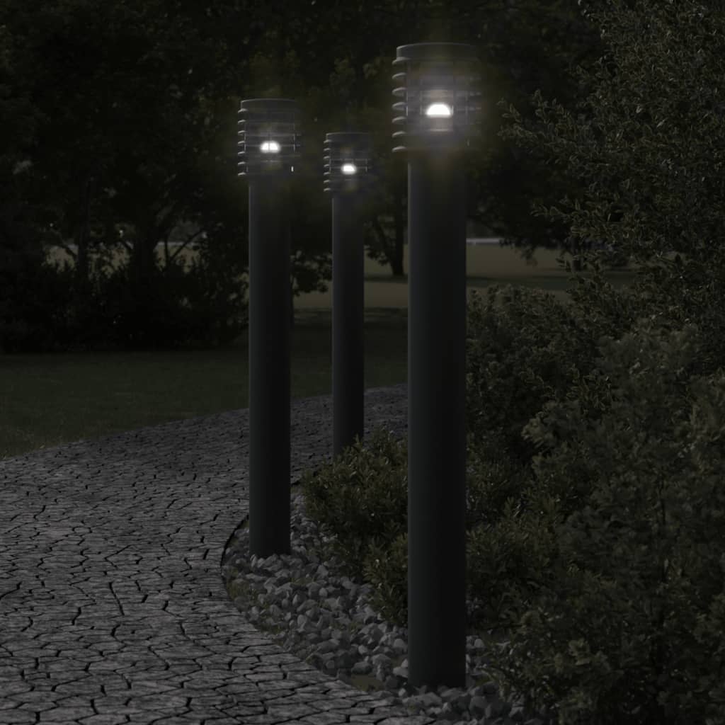 Outdoor Floor Lamp 110Cm Stainless Steel