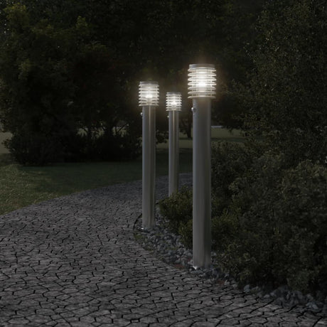 Outdoor Floor Lamp 110Cm Stainless Steel