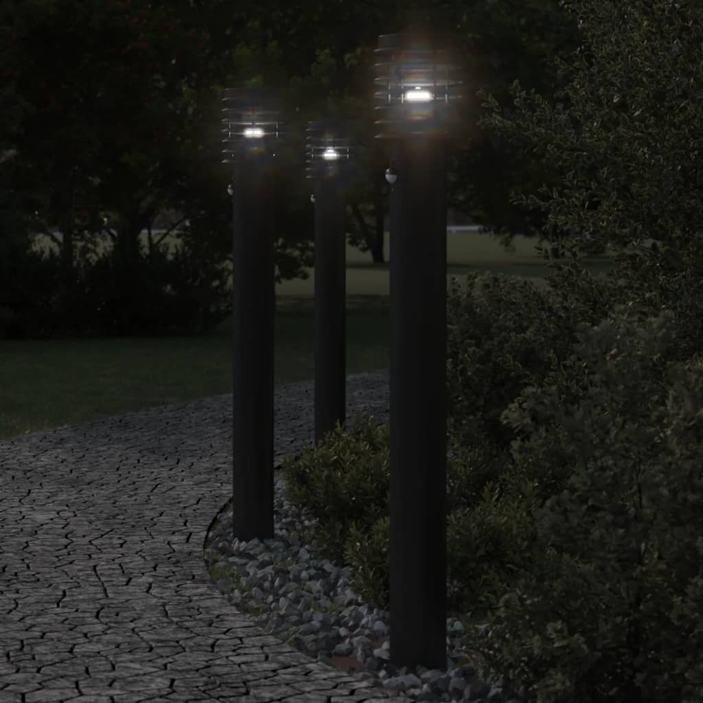 Outdoor Floor Lamp 110Cm Stainless Steel