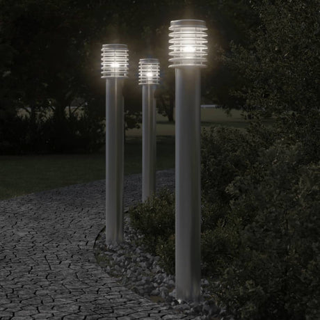 Outdoor Floor Lamp 110Cm Stainless Steel