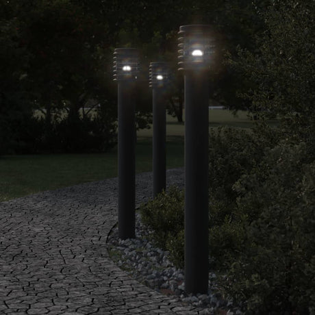 Outdoor Floor Lamp 110Cm Stainless Steel