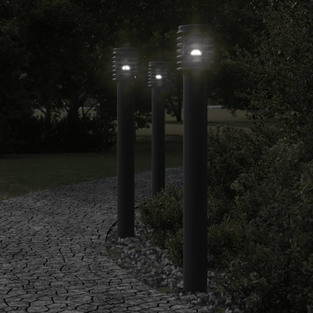 Outdoor Floor Lamp 110Cm Stainless Steel