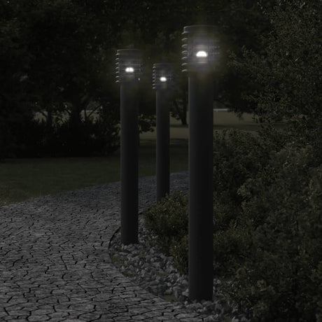 Outdoor Floor Lamp 110Cm Stainless Steel