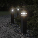 Outdoor Floor Lamp Black Aluminium