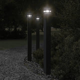 Outdoor Floor Lamp Black Aluminium