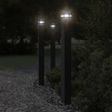 Outdoor Floor Lamp Black Aluminium