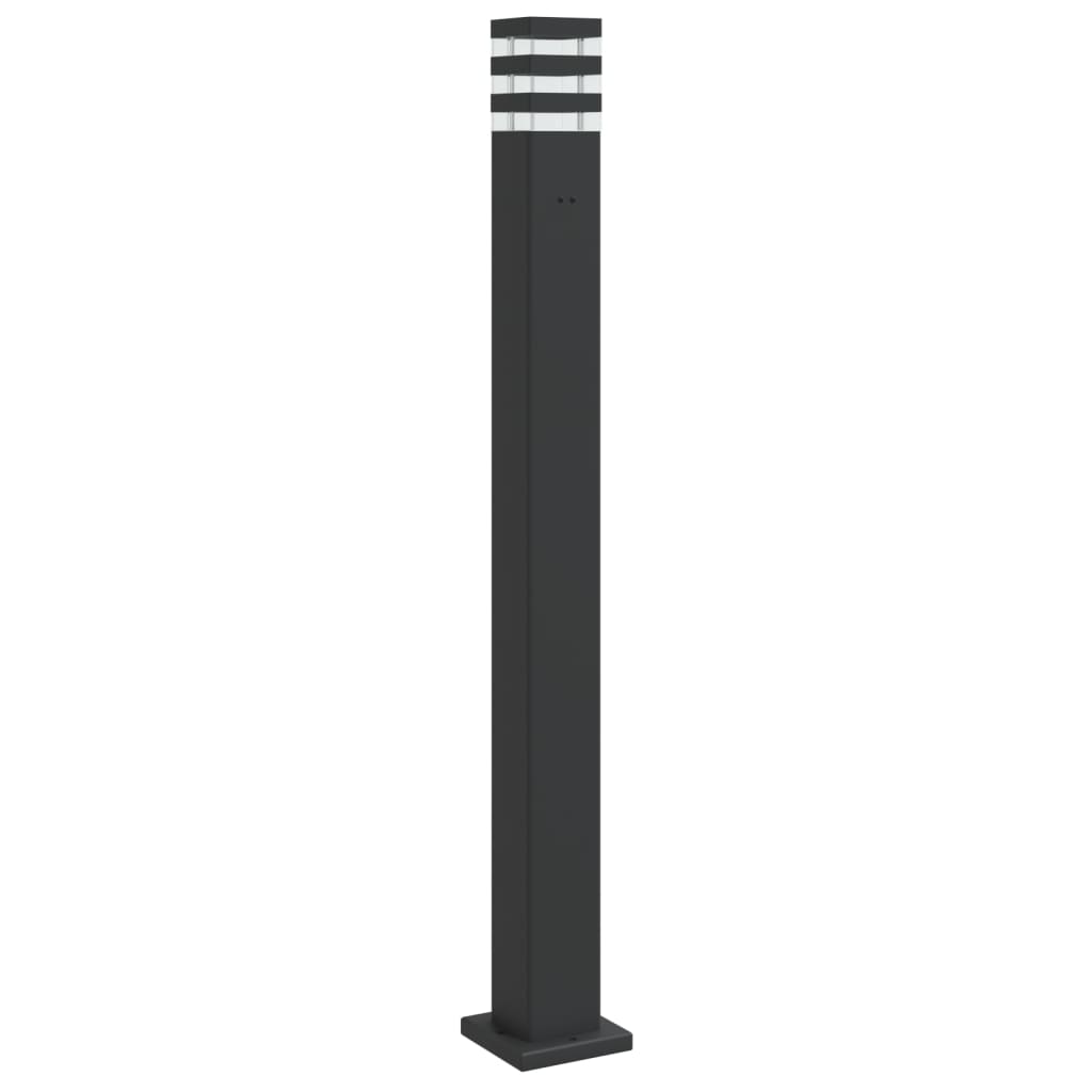 Outdoor Floor Lamp Black Aluminium