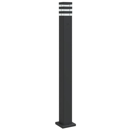 Outdoor Floor Lamp Black Aluminium