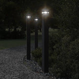Outdoor Floor Lamp Black Aluminium