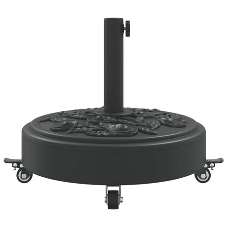 Parasol Base With Wheels For Ø38 / 48 Mm Poles Round