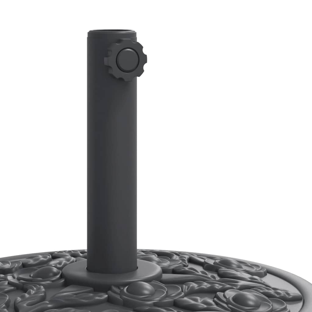 Parasol Base With Wheels For Ø38 / 48 Mm Poles Round