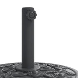 Parasol Base With Wheels For Ø38 / 48 Mm Poles Round