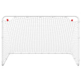 Soccer Goal White 122X81X81 Cm Steel