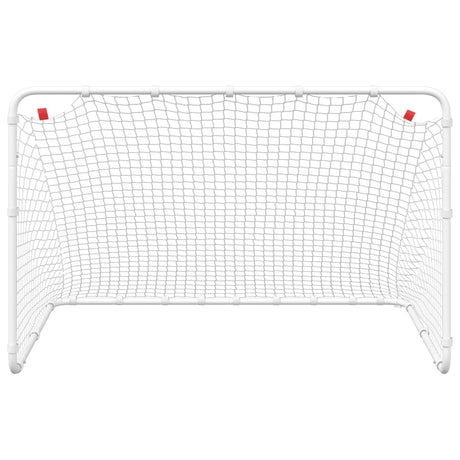 Soccer Goal White 122X81X81 Cm Steel