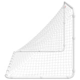 Soccer Goal White 122X81X81 Cm Steel