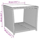 3 Piece Garden Dining Set With Cushions Grey Poly Rattan