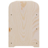 Wine Rack with Top Board 43x25x37 cm Solid Wood Pine