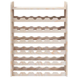 Wine Rack with Top Board 67.5x25x87 cm Solid Wood Pine