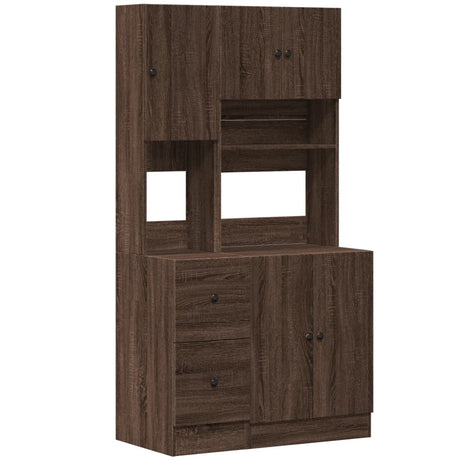 Kitchen Cabinet 95X50X180 Cm Engineered Wood
