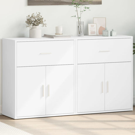 Sideboards 2 Pcs 60X31X70 Cm Engineered Wood