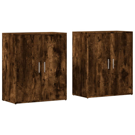 Sideboards 2 Pcs 60X31X70 Cm Engineered Wood