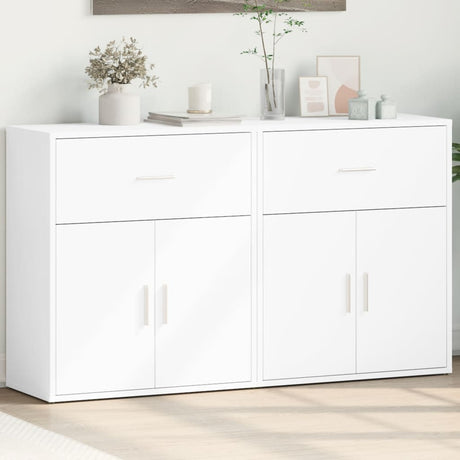 Sideboards 2 Pcs 60X31X70 Cm Engineered Wood