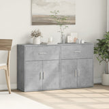 Sideboards 2 Pcs 60X31X70 Cm Engineered Wood