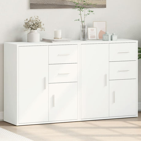 Sideboards 2 Pcs 60X31X70 Cm Engineered Wood