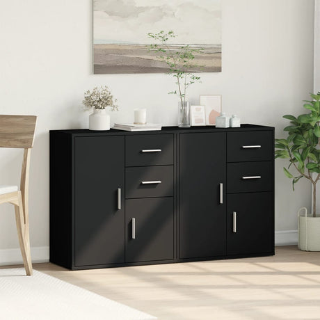 Sideboards 2 Pcs 60X31X70 Cm Engineered Wood