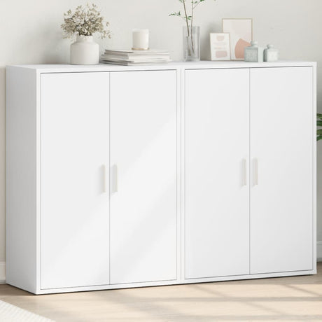 Sideboards 2 Pcs 60X31X84 Cm Engineered Wood