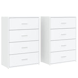 Sideboards 2 Pcs 60X31X84 Cm Engineered Wood