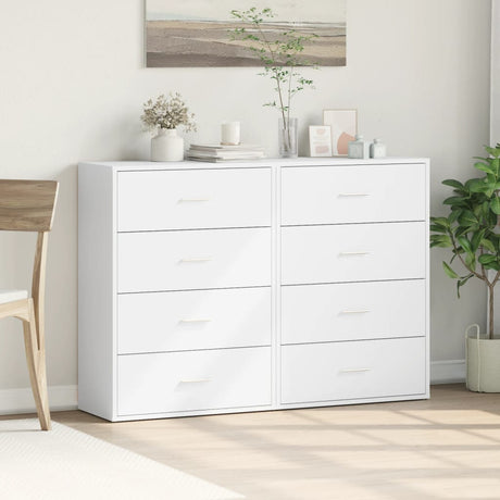 Sideboards 2 Pcs 60X31X84 Cm Engineered Wood