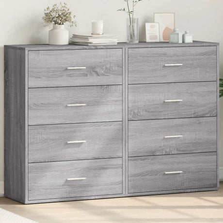 Sideboards 2 Pcs 60X31X84 Cm Engineered Wood