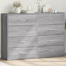 Sideboards 2 Pcs 60X31X84 Cm Engineered Wood