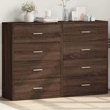 Sideboards 2 Pcs 60X31X84 Cm Engineered Wood