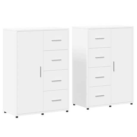 Sideboards 2 Pcs 60X31X84 Cm Engineered Wood