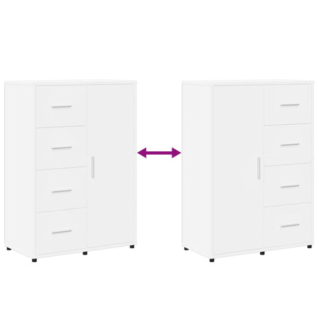 Sideboards 2 Pcs 60X31X84 Cm Engineered Wood
