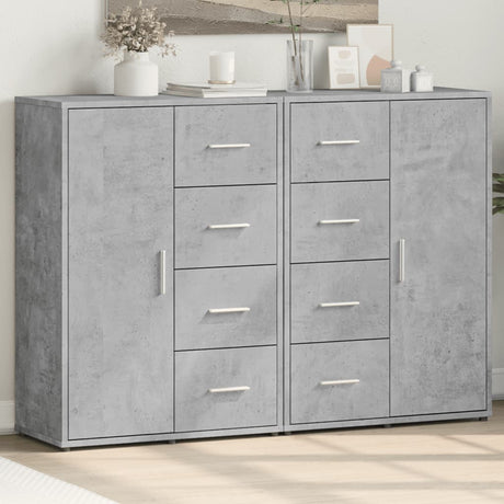 Sideboards 2 Pcs 60X31X84 Cm Engineered Wood